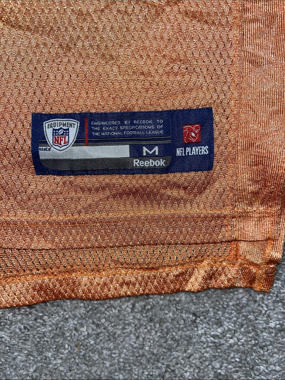 Worn Tampa Bay Rhonde Barber Buccaneers Orange Creamsicle NFL Jersey Youth used - Picture 5 of 6